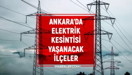 Ankara elektrik kesintisi! 18-19 Kasım Ankara'da elektrik kesintisi ne zaman bitecek, elektrikler ne zaman gelecek?