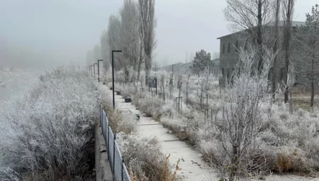 Ardahan'da Soğuk Hava Etkili Oluyor