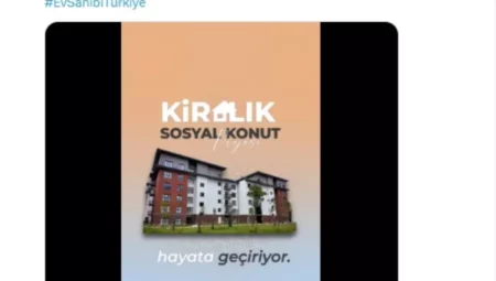 İstanbul'da 15 Bin Kiralık Sosyal Konut Projesi Başlıyor